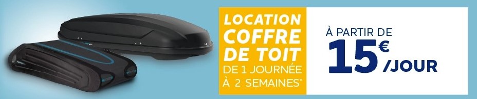 Location coffre de toit